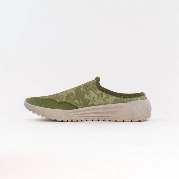 NEW PSUDO women's dune mule shoes in olive leaf - Picture 5 of 6